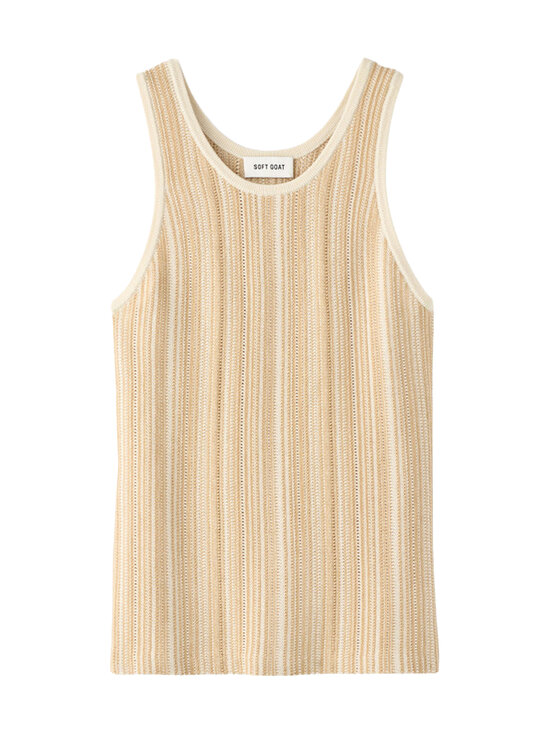 Soft Goat - Tekstuuriraidallinen toppi - 12107 CAMEL | Stockmann - photo 1