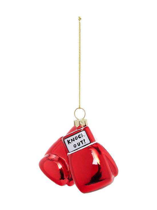 Casa Stockmann - Glass Boxing Gloves -joulukoriste - RED | Stockmann - photo 1
