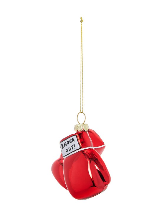 Casa Stockmann - Glass Boxing Gloves -joulukoriste - RED | Stockmann - photo 2