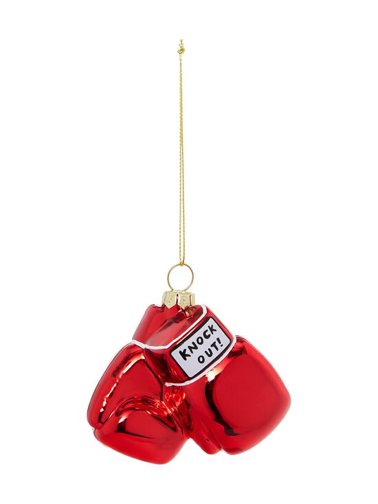 Casa Stockmann - Glass Boxing Gloves -joulukoriste - RED | Stockmann - photo 3