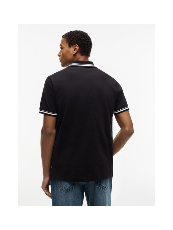 Tommy Jeans - Regular Tipped polo krekls - BDS BLACK | Stockmann - photo 3