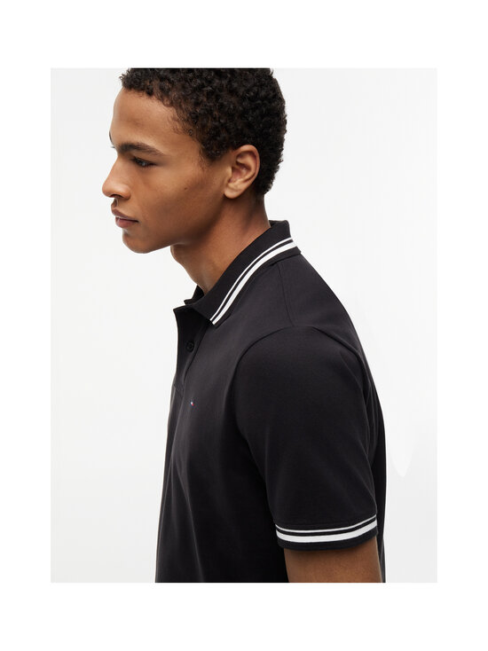 Tommy Jeans - Regular Tipped polo krekls - BDS BLACK | Stockmann - photo 5
