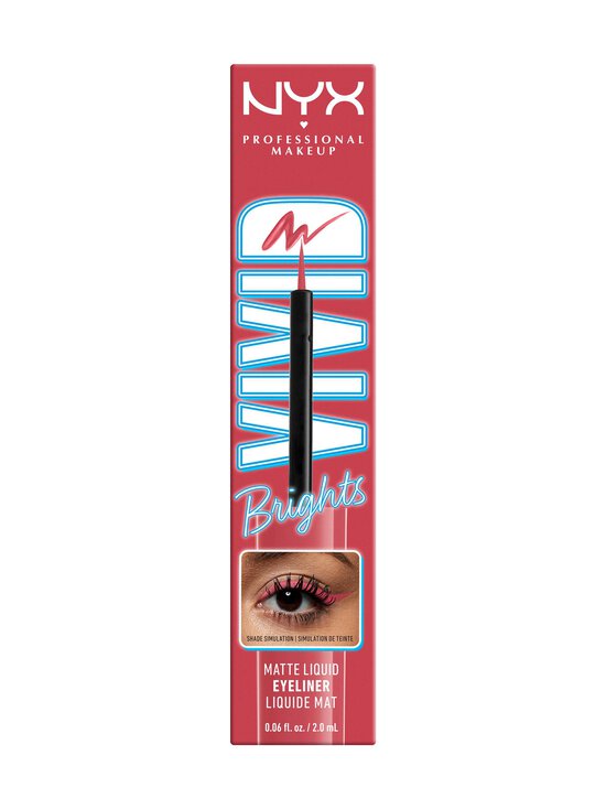 NYX Professional Makeup - Vivid Brights Liquid Liner eyeliner -silmänrajauskynä - 04 ON RED - photo 4 NYX Professional Makeup - Vivid Brights Liquid Liner eyeliner -silmänrajauskynä - 04 ON RED | Stockmann - photo 4
