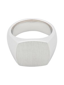 TOM WOOD - Sõrmus Cushion Satin M - SILVER | Stockmann