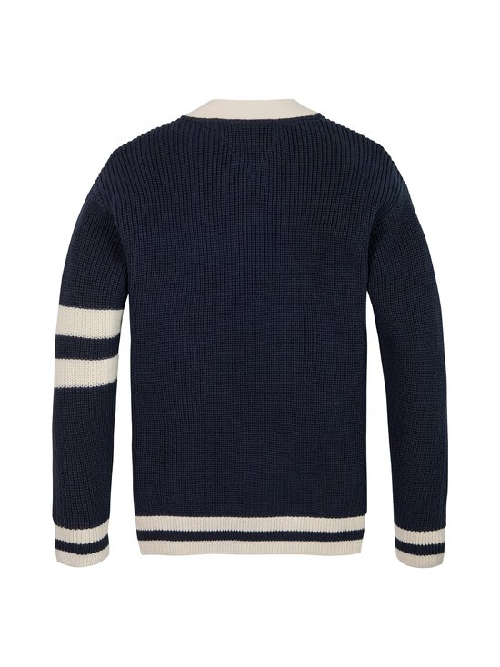 Tommy Hilfiger - Varsity Graphic V-Neck -neuletakki - C1G DARK NIGHT NAVY - photo 2 Tommy Hilfiger - Varsity Graphic V-Neck -neuletakki - C1G DARK NIGHT NAVY | Stockmann - photo 2