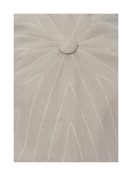 CONSTRUE - Marlo Striped Flat Cap -lakki - N1 BEIGE | Stockmann - photo 3