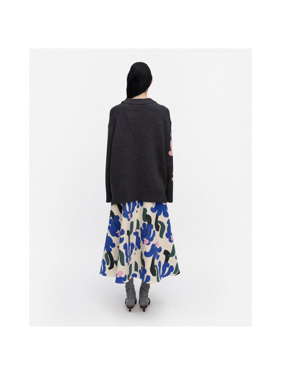 Marimekko - Kartakteri Kukkahattu -neulepusero - 930 DARK GREY, LIGHT PINK | Stockmann - photo 3