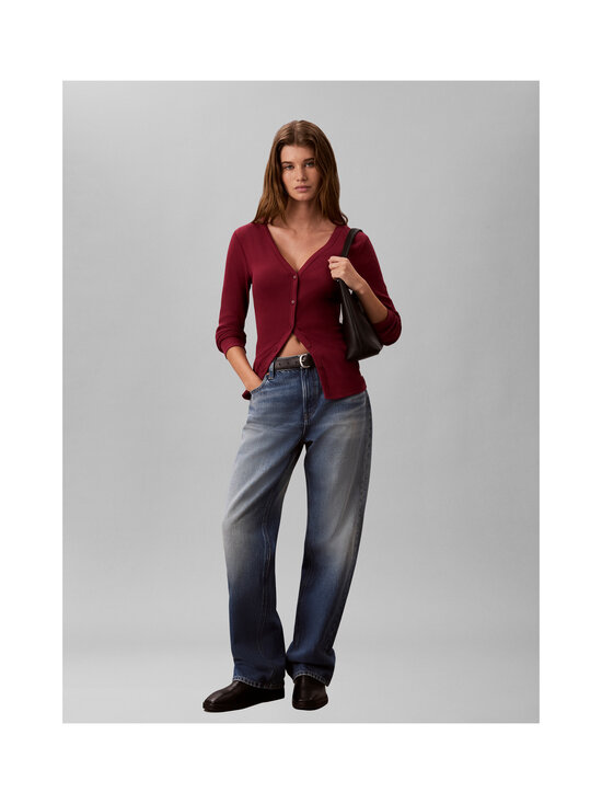 Calvin Klein Jeans - Label Rib Button adīta jaka - VG5 RHODODENDRON | Stockmann - photo 2
