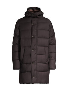 Oscar Jacobson - Parkajope Padded Flannel - 535 BROWN ELK | Stockmann