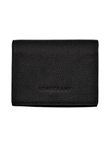 Longchamp - Le Foulonné ādas maks - 001 BLACK | Stockmann