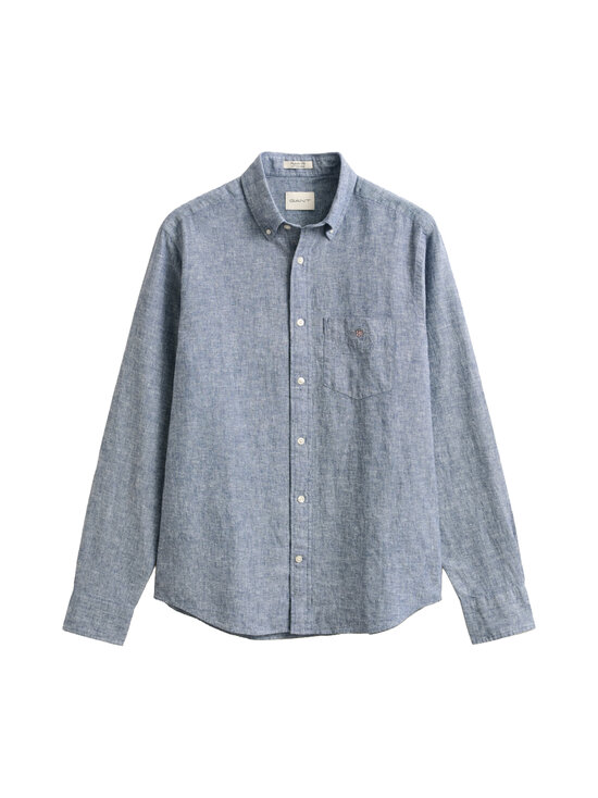 GANT - Triiksärk Regular Cotton Linen - 442 VINTAGE BLUE | Stockmann - photo 1