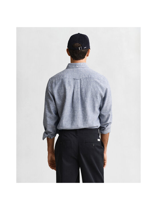 GANT - Triiksärk Regular Cotton Linen - 442 VINTAGE BLUE | Stockmann - photo 3