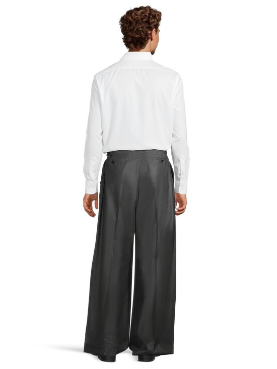 Ami - Pantalon Large Avec Pattes De Serrages -housut - 020 : ANTHRACITE | Stockmann - photo 3