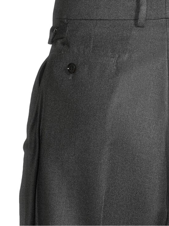 Ami - Pantalon Large Avec Pattes De Serrages -housut - 020 : ANTHRACITE | Stockmann - photo 4