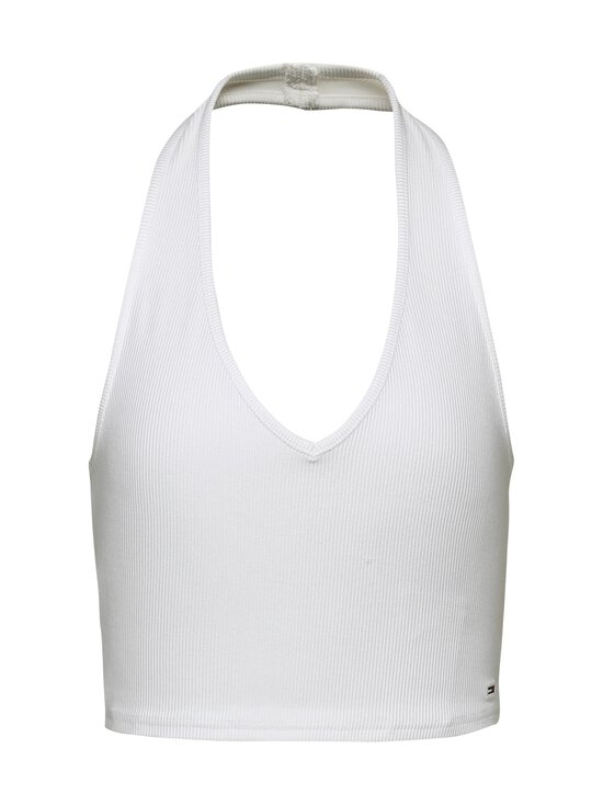 Tommy Jeans - Rib Halterneck Top - YBR WHITE - photo 1 Tommy Jeans - Rib Halterneck Top - YBR WHITE | Stockmann - photo 1