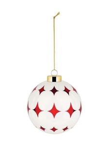 Alessi - Delight Christmas 5 -joulukuusenkoriste - WHITE/RED/GOLD | Stockmann