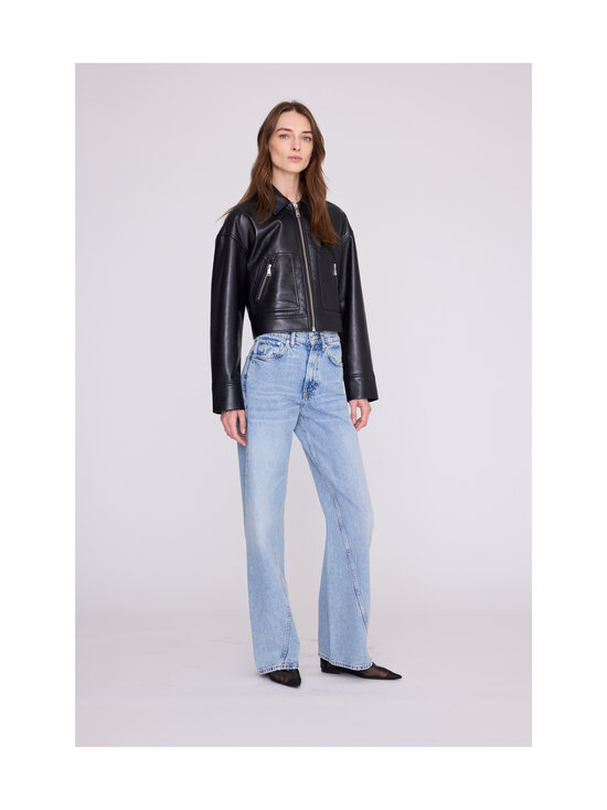 Anine Bing - Assan-nahkatakki - BLK81 BLACK RECYCLED LEATHER | Stockmann - photo 3