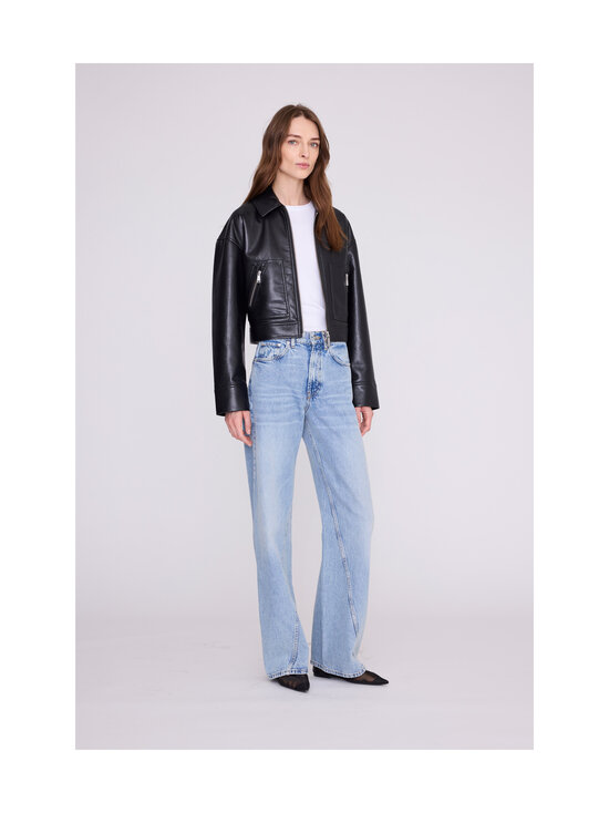 Anine Bing - Assan-nahkatakki - BLK81 BLACK RECYCLED LEATHER | Stockmann - photo 4