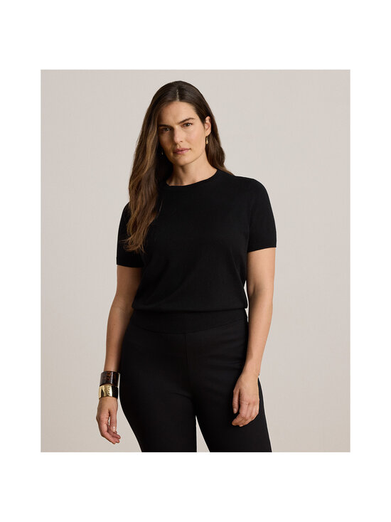 Lauren Ralph Lauren - Lyhythihainen neulepusero - 002 BLACK | Stockmann - photo 2