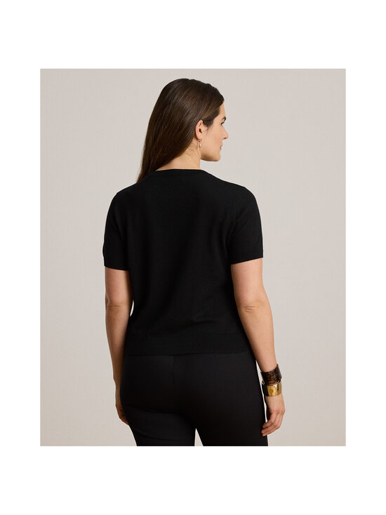 Lauren Ralph Lauren - Lyhythihainen neulepusero - 002 BLACK | Stockmann - photo 3
