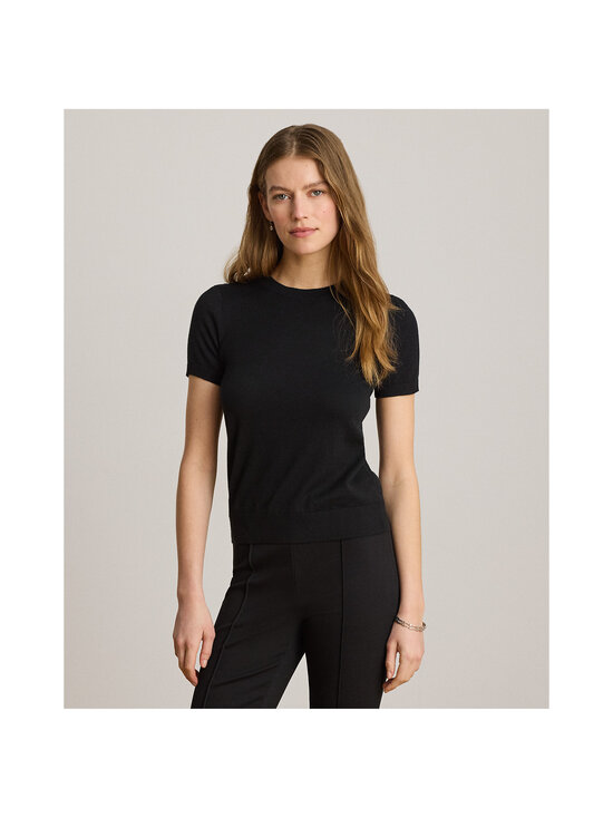 Lauren Ralph Lauren - Lyhythihainen neulepusero - 002 BLACK | Stockmann - photo 5