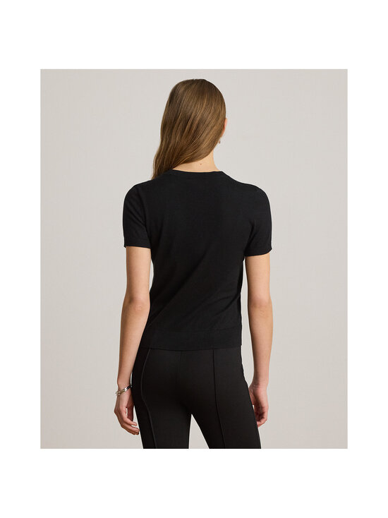 Lauren Ralph Lauren - Lyhythihainen neulepusero - 002 BLACK | Stockmann - photo 6