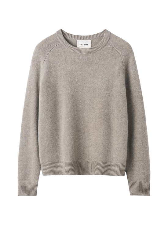 Soft Goat - Boyfriend Crew Neck kašmira džemperis - GREIGE | Stockmann - photo 1