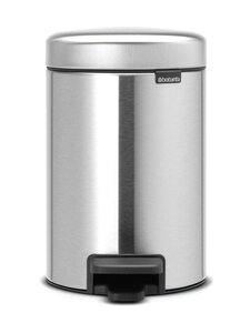 Brabantia - Newlcon pedal trash bin 3 l - MATT STEEL (TERÄS) Brabantia - Newlcon pedal trash bin 3 l - MATT STEEL (TERÄS) | Stockmann