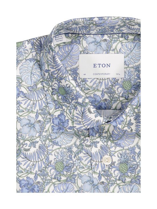 Eton - Contemporary Fit Floral Signature Twill -kauluspaita - 65 MID GREEN | Stockmann - photo 2