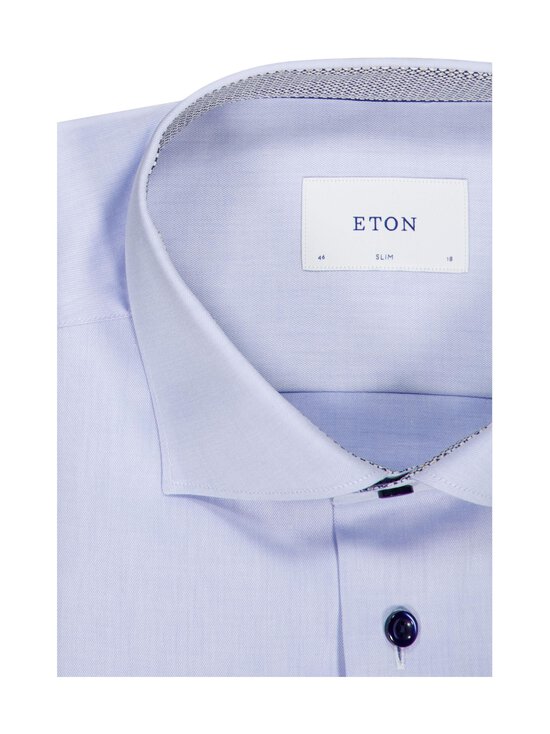 Eton - Slim Fit Geometric Effect Signature Twill -kauluspaita - 21 LIGHT BLUE | Stockmann - photo 2
