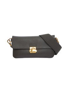 Coccinelle - C-me Lock Mini Grained Leather soma - W25 FANGO | Stockmann
