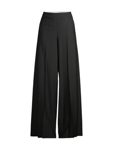 Marella - Mllghinea Wide Leg -housut - 006 BLACK PLAIN COLOUR | Stockmann