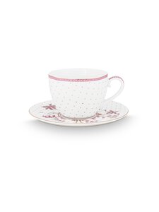 PIP Studio - Tass ja alustass Jolie Dots 280 ml - PINK PIP Studio - Tass ja alustass Jolie Dots 280 ml - PINK | Stockmann
