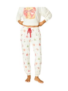 Pj Salvage - Pidžaamapüksid Feline Festive - 102 OFF-WHITE | Stockmann