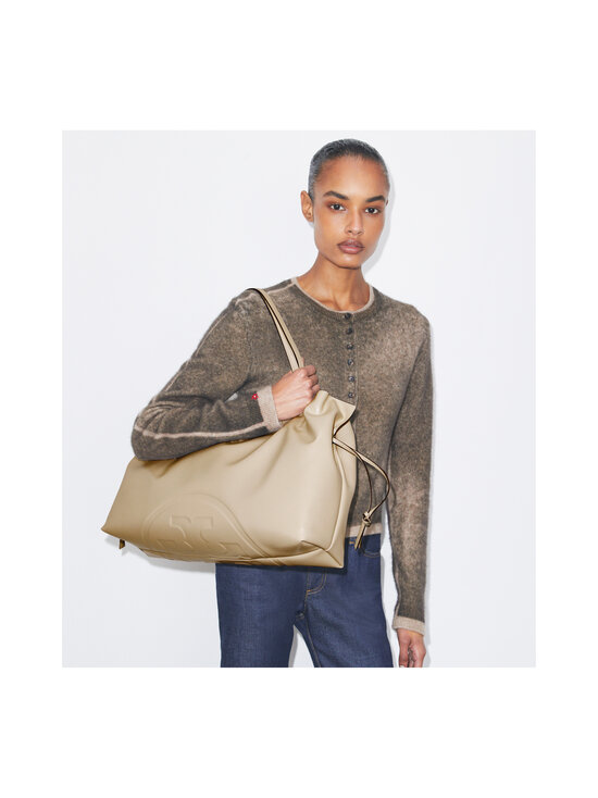 Tory Burch - Ella Drawstring Tote soma - LIGHT STONE | Stockmann - photo 6