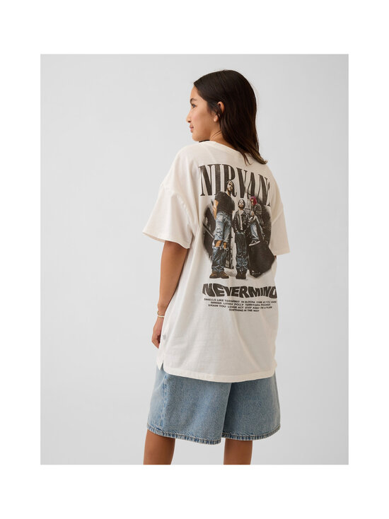 GAP - Extra Relaxed Tunic Nirvana t-krekls - NEW OFF WHITE | Stockmann - photo 3