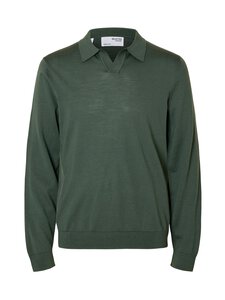 Selected - SlhTray Merino -neule - DEEP FOREST | Stockmann