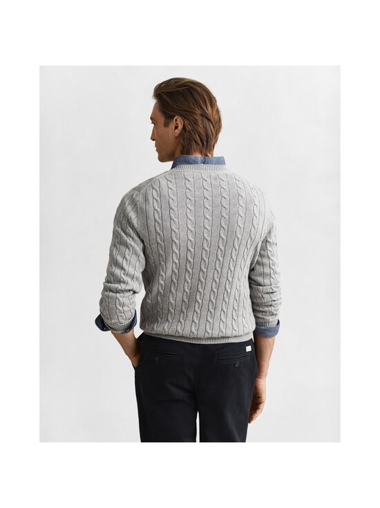 GANT - Palmikkoneule - 93 GREY MELANGE | Stockmann - photo 3