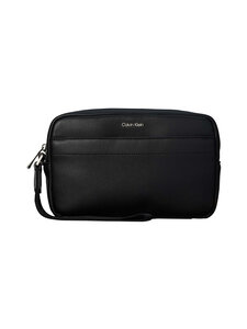 Calvin Klein Bags & Accessories - Raised Logo Pouch -toilettilaukku - UB1 BLACK | Stockmann