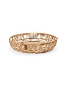 Lexington - Round Rattan Tray -tarjotin - 2200-L NATURAL | Stockmann