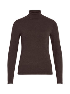 Vila - ViMalu Rollneck -neulepusero - COFFEE BEAN DETAIL:MELANGE | Stockmann