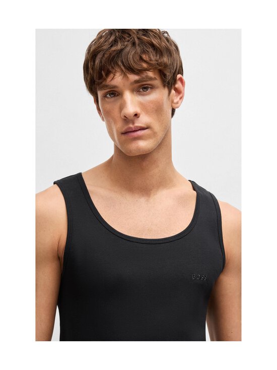 BOSS - TankTop RibClassic - aluspaita 3-pack - 001 BLACK | Stockmann - photo 5