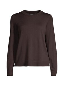 ESSENTIALS by Stockmann - Angelina-merinoneulepusero - DK.BROWN 241944 | Stockmann