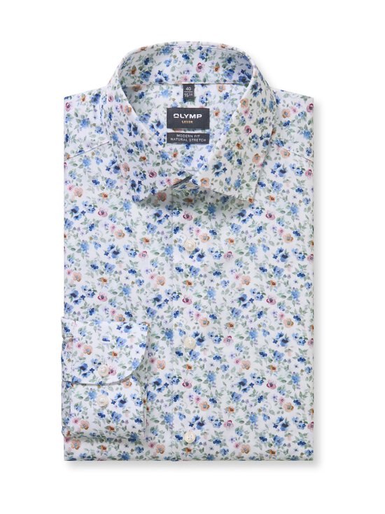 Olymp - Modern Fit Flower -kauluspaita - 00 WHITE | Stockmann - photo 6