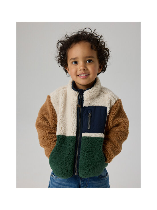 Name It - NmmMacey Teddy Block -takki - JUNGLE GREEN | Stockmann - photo 4