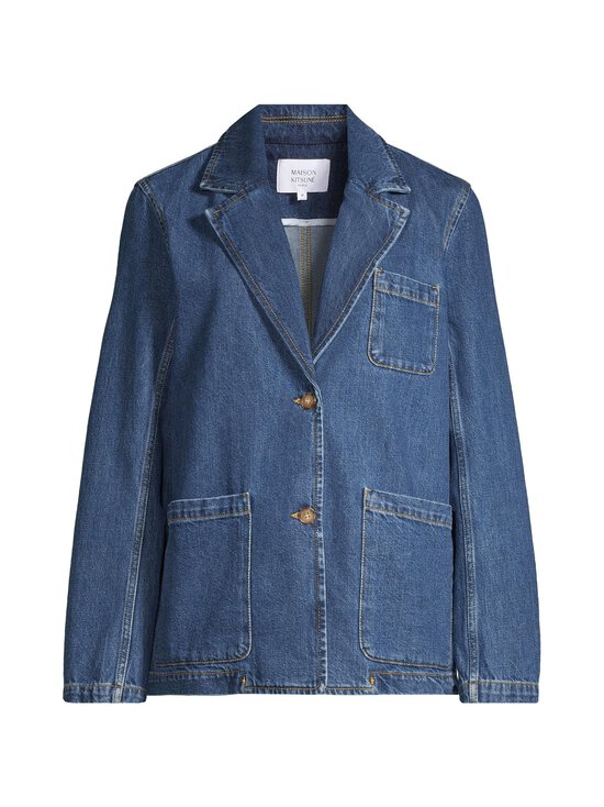 Maison Kitsuné - Tailored Denim -takki - P471 WASHED INDIGO | Stockmann - photo 1