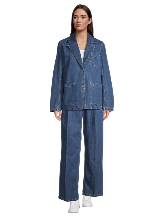 Maison Kitsuné - Tailored Denim -takki - P471 WASHED INDIGO | Stockmann - photo 2
