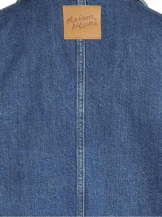 Maison Kitsuné - Tailored Denim -takki - P471 WASHED INDIGO | Stockmann - photo 4