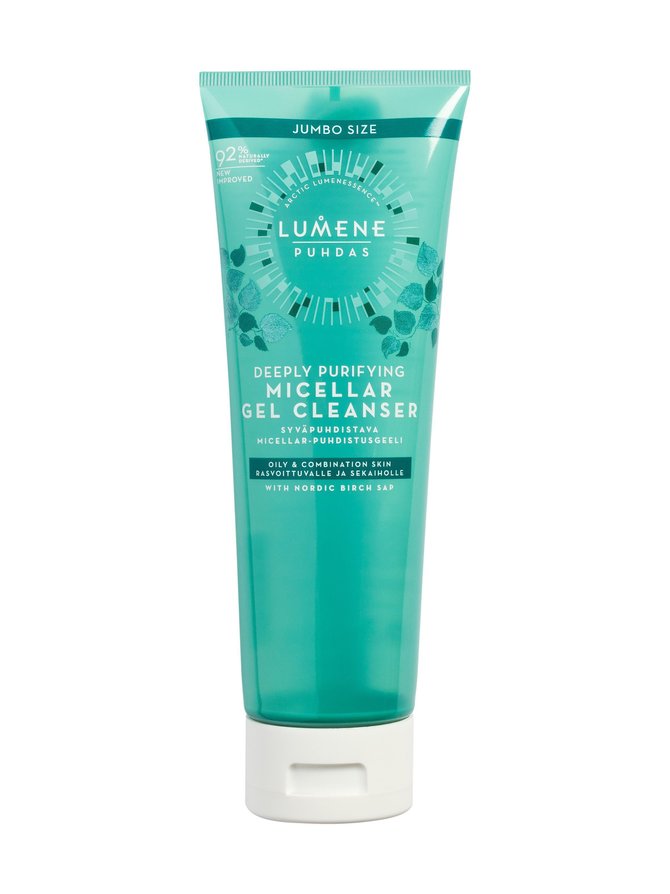 Lumene - Puhdas Deeply Purifying Micellar Gel Cleanser -syväpuhdistava Micellar-puhdistusgeeli 250 Ml