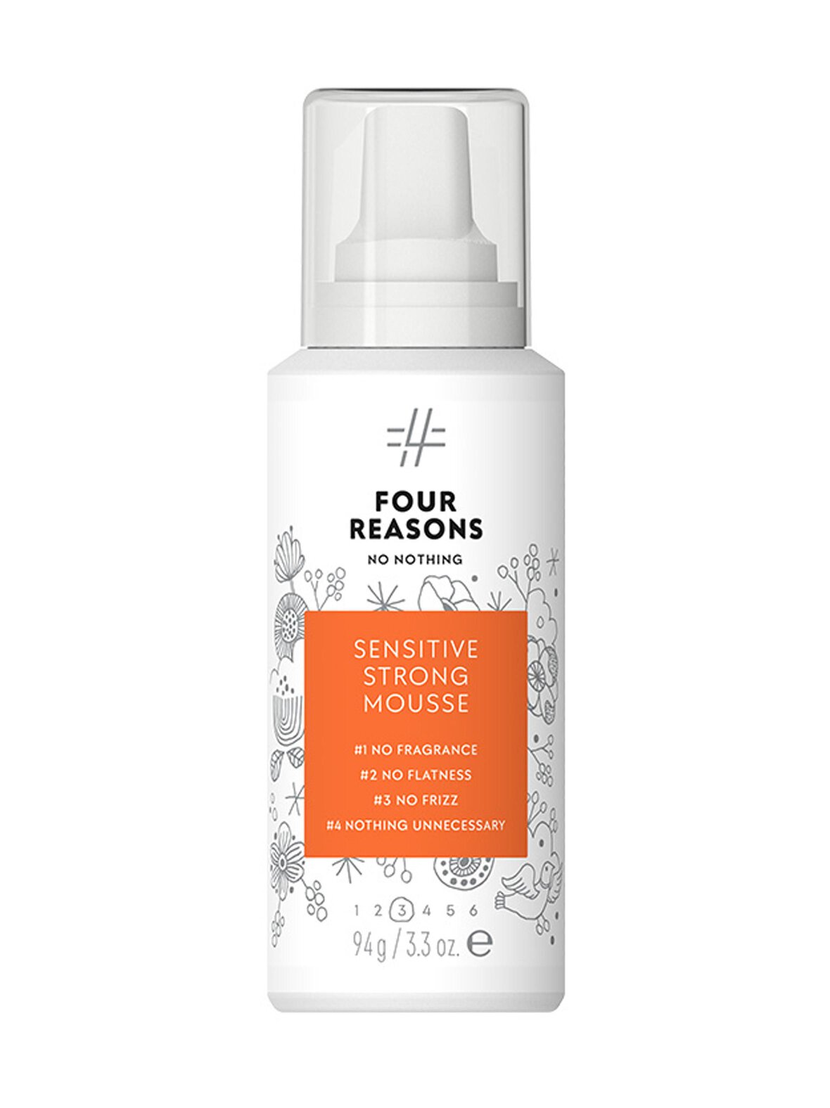 Sensitive strong mousse -muotovaahto,100 ml